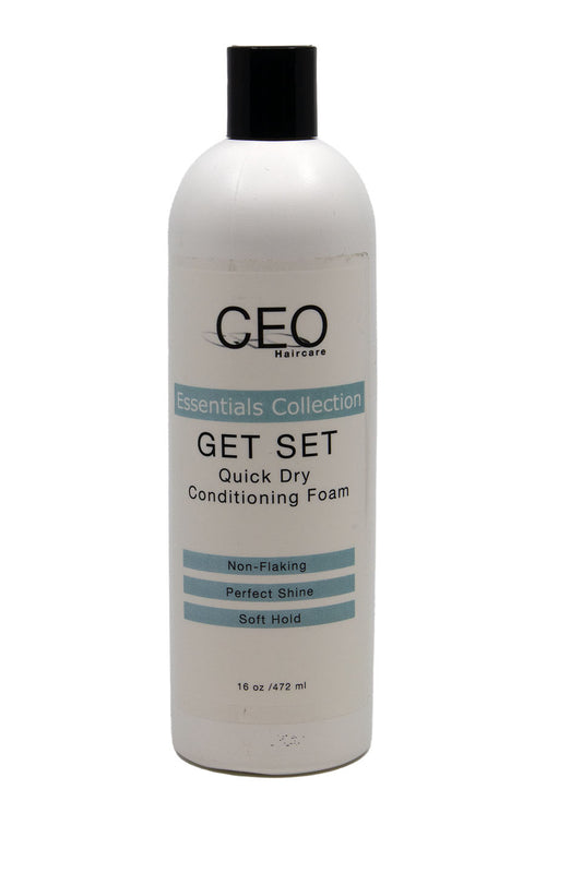 “Get Set” Quick Dry Conditioning Foam 16 oz